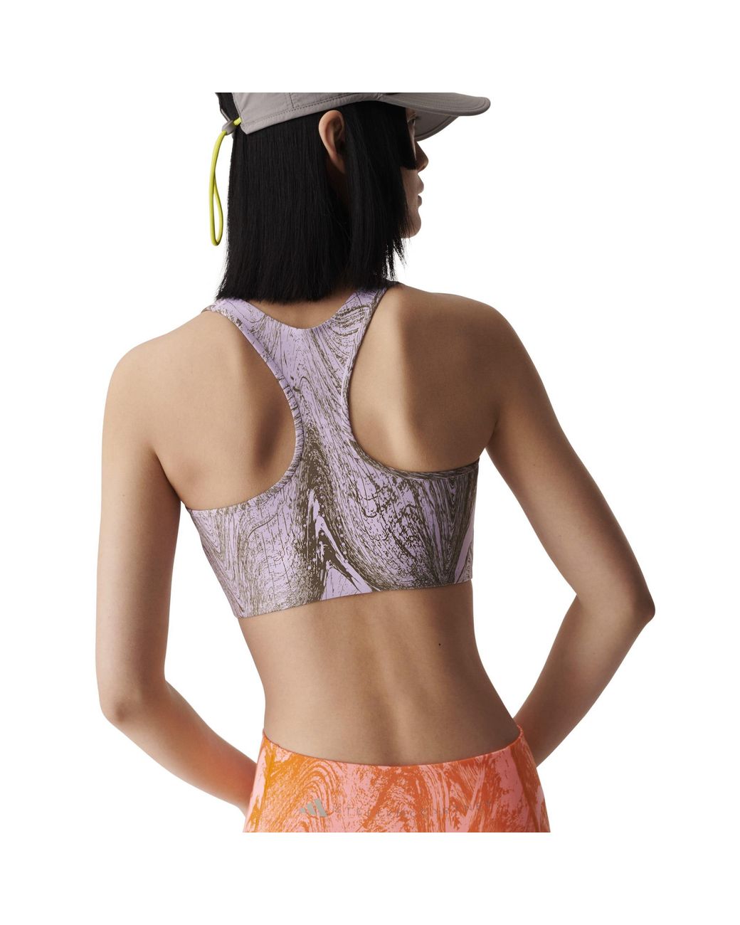 Adidas Gray Medium Impact Sports Bra