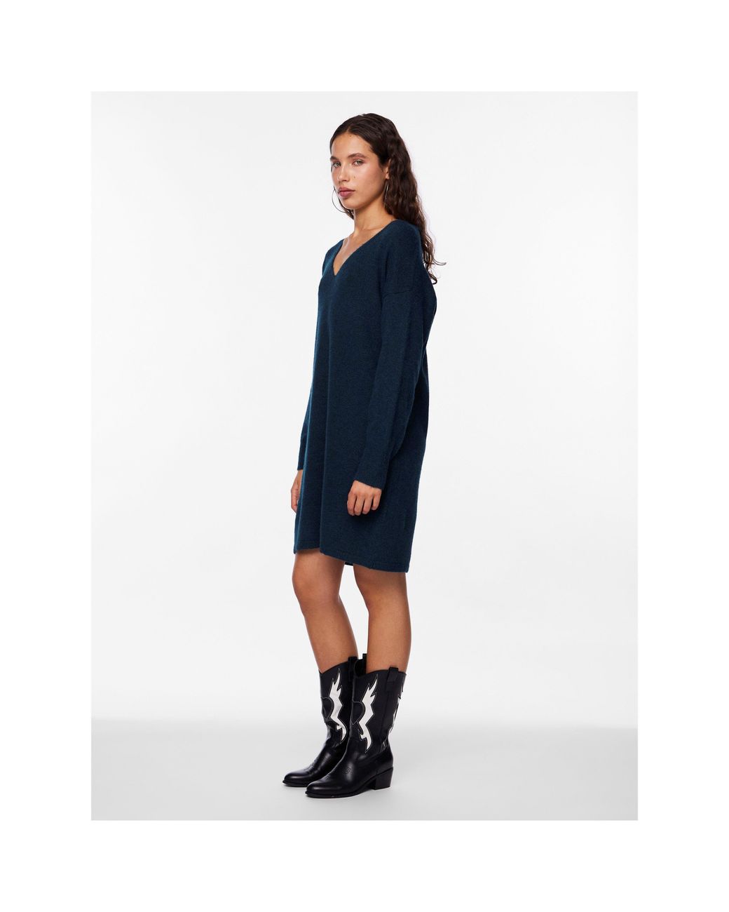 Pieces Blue Mini Dress
