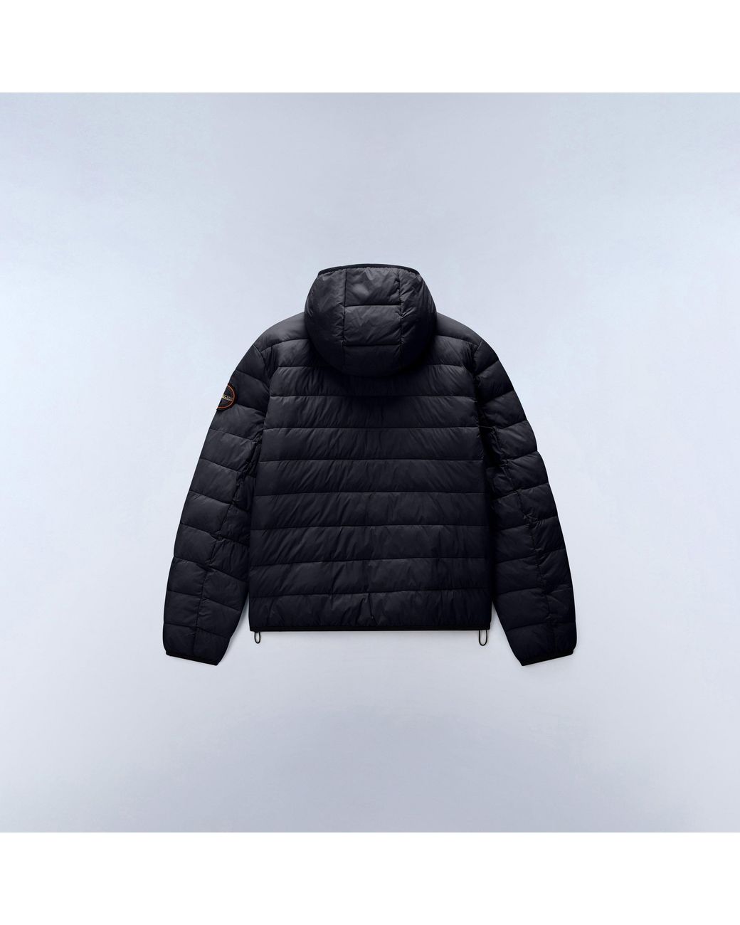 Napapijri Blue Aerons Full-Zip Hooded Short Puffer Jacket for men