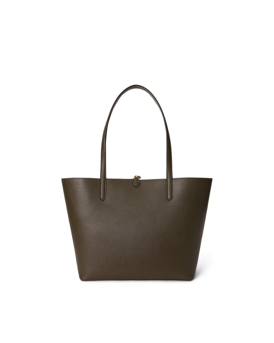 Ralph Lauren Brown Reversible Leather Tote Bag