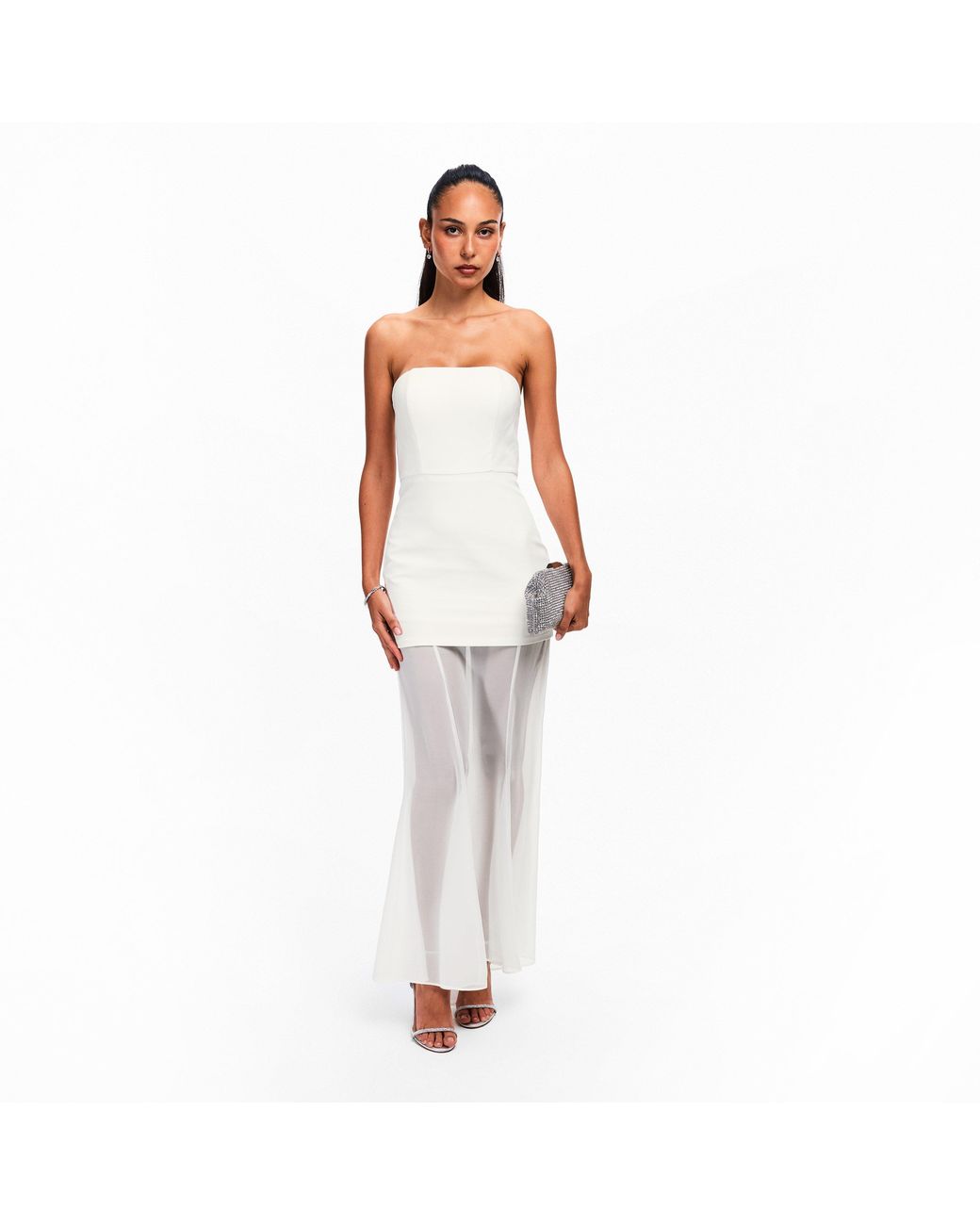 Jarlo White Maxi Dress
