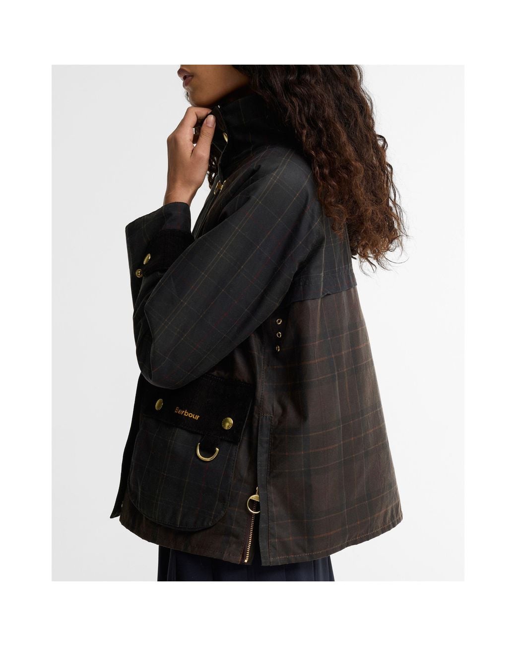 Barbour Black B.Li Hazelwood Check Ld64