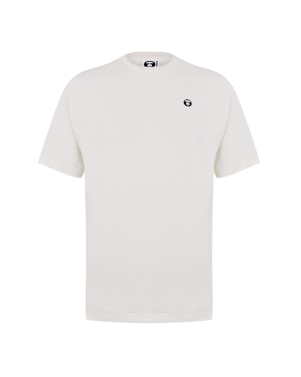 Aape White Logo Patch T-shirt for men