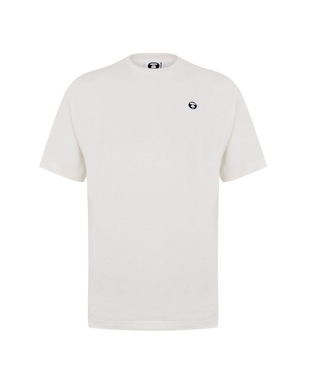 Aape White Logo Patch T-shirt for men
