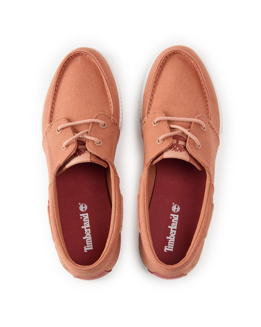 Timberland Pink Mylo Bay Low Lace Up Boat Shoes for men