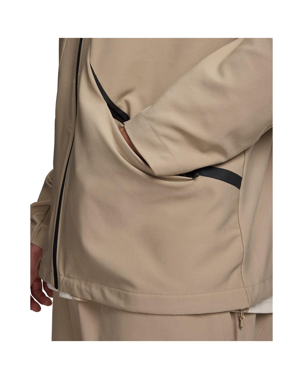 Under Armour Brown Unstoppable Woven Performance Training Jacket for men