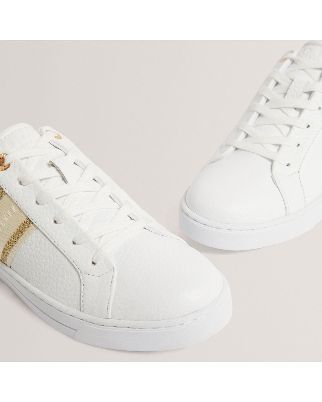 Ted Baker White Low-Top Trainers