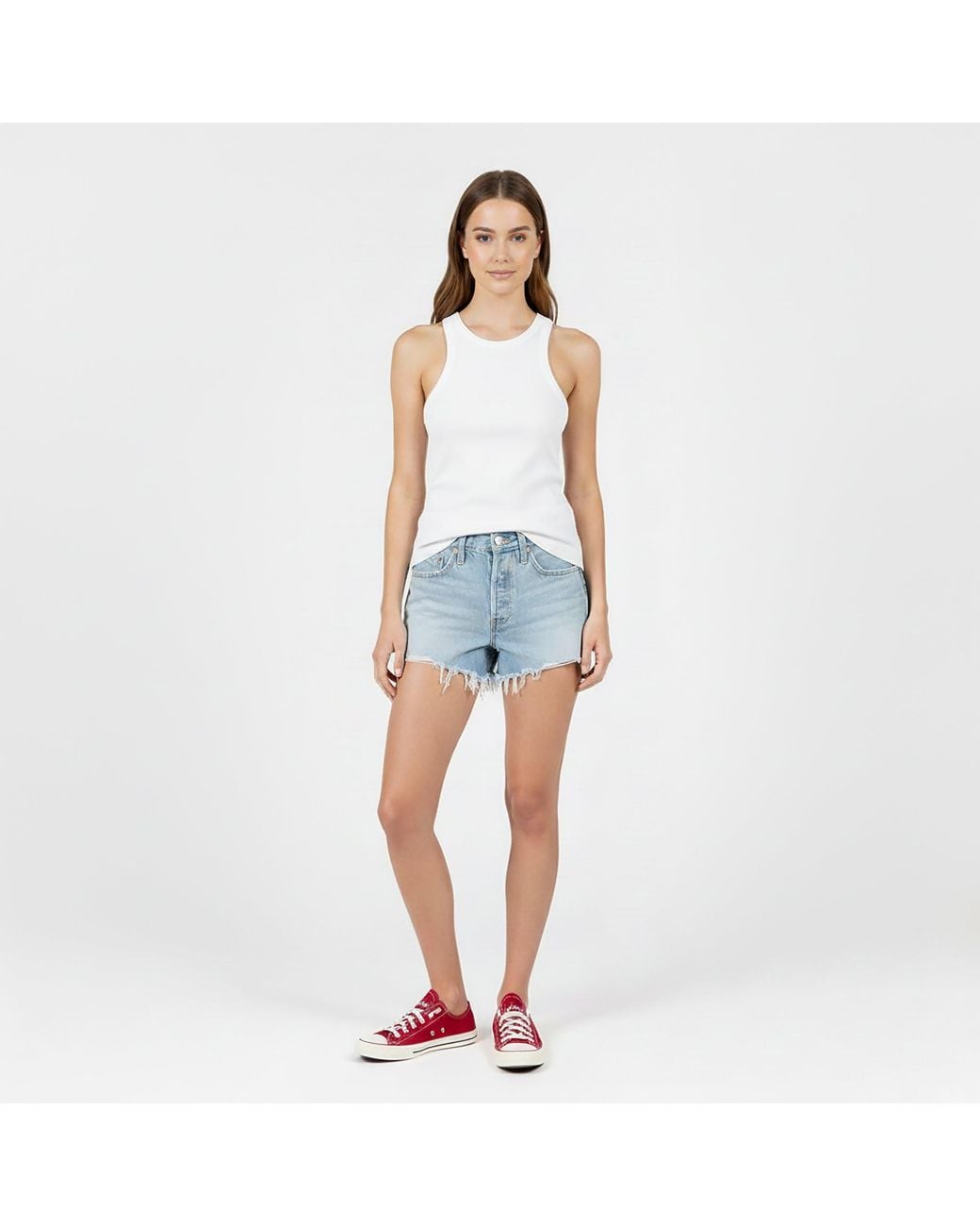 Converse Red Chuck Taylor All Star Classic Trainers