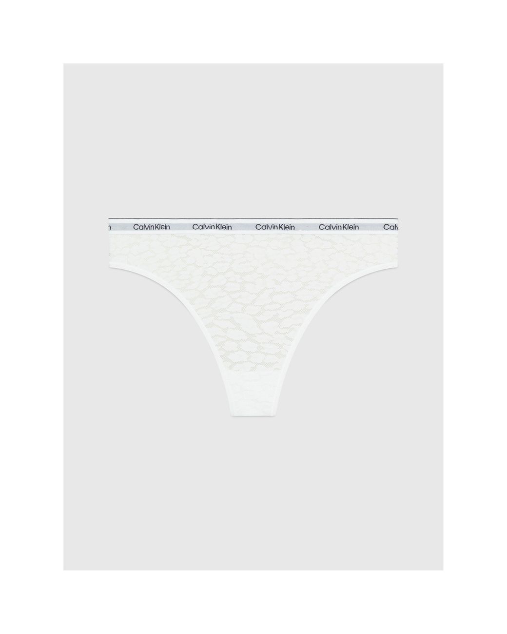 Calvin Klein Black Modern Cotton Lace Thong