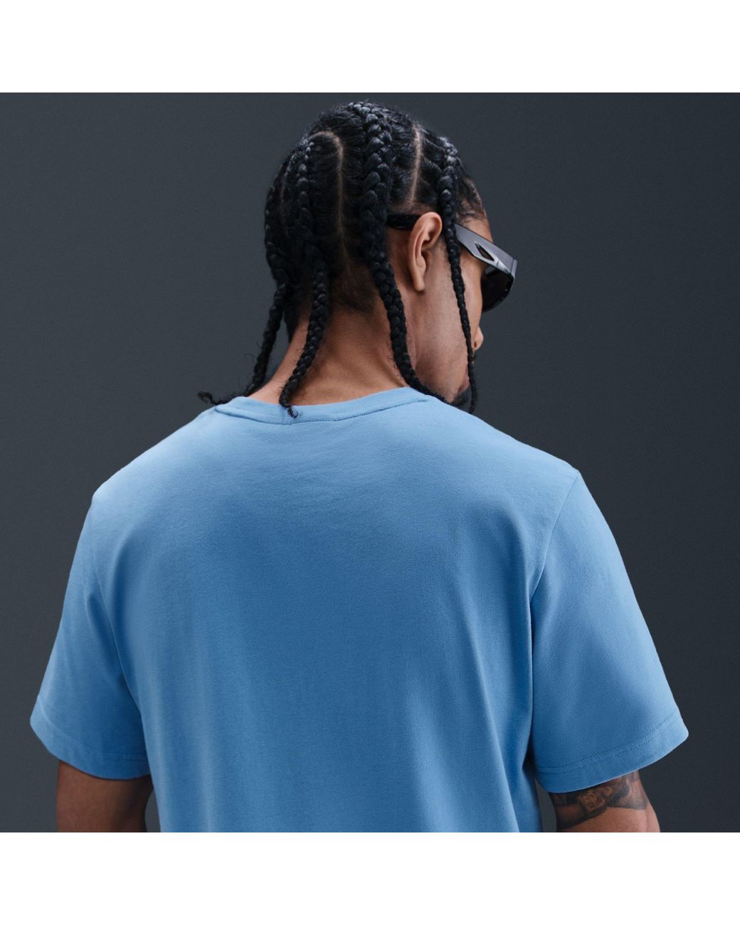 Nike Blue M Nsw Sw Air Graphic Tee for men