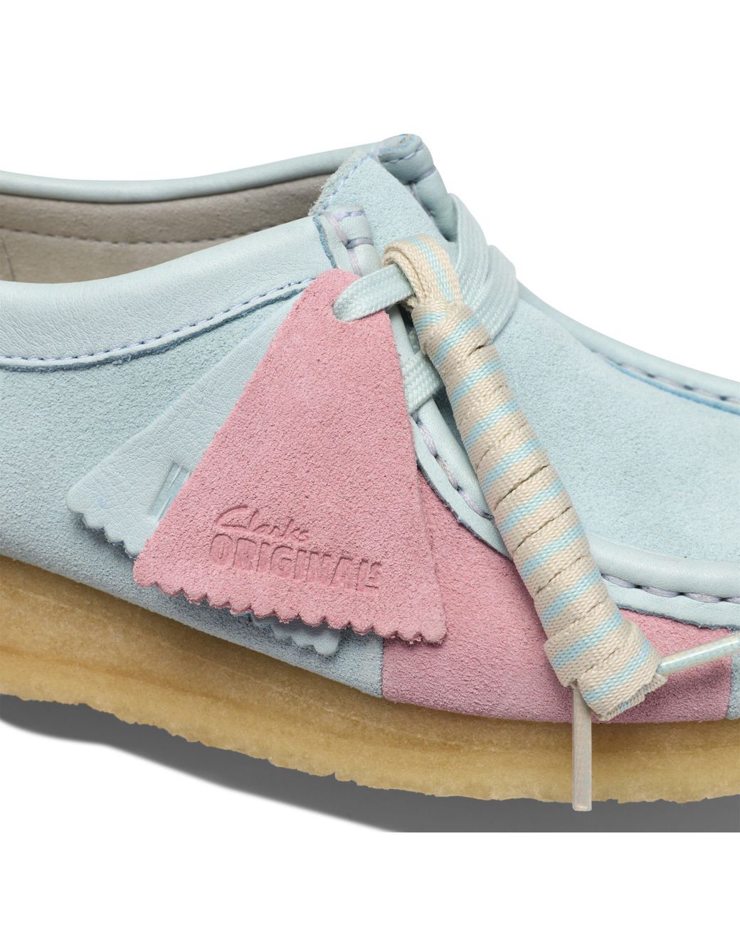 Clarks Blue Clarks Wallabee Prnt Ld62