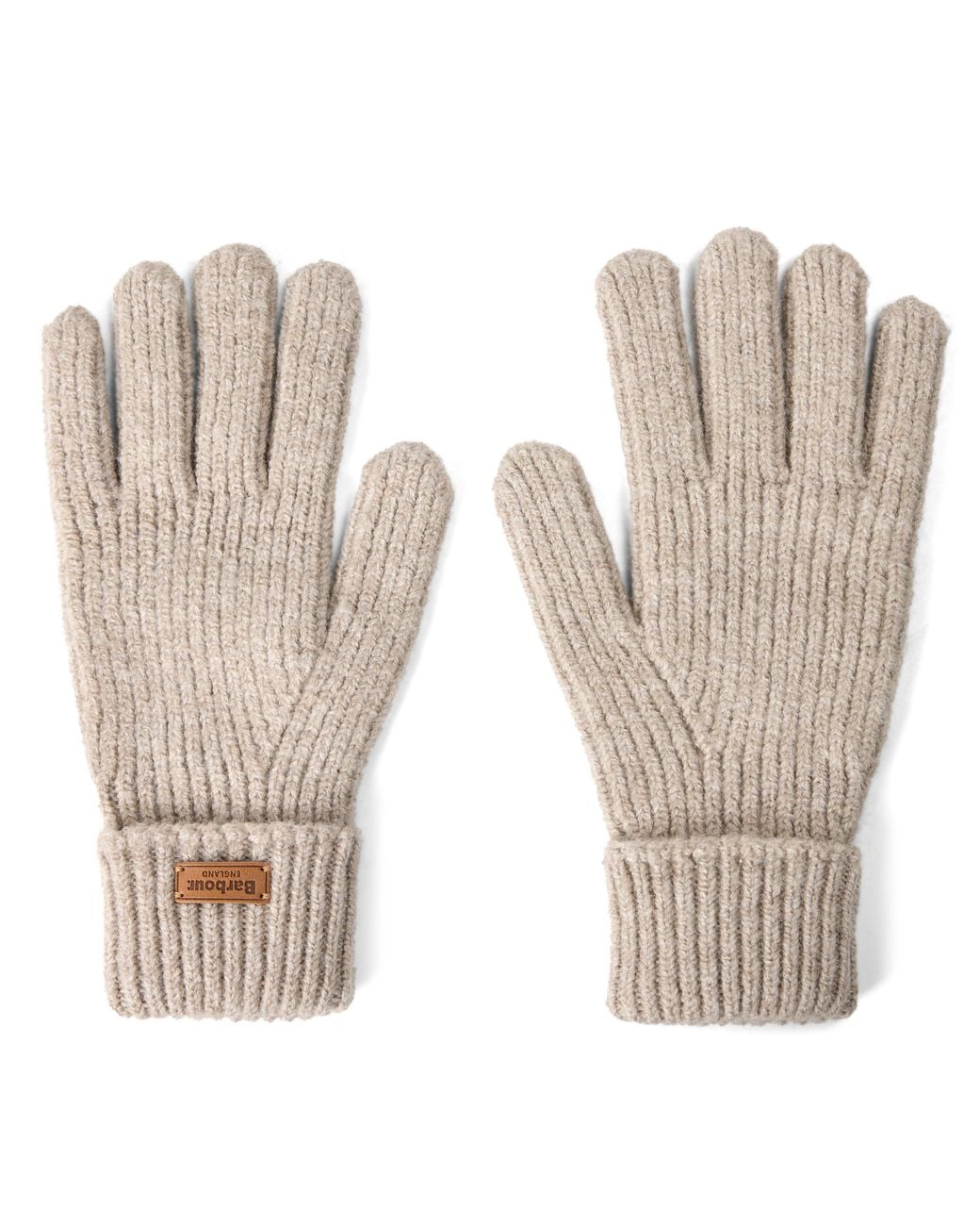 Barbour White Pendle Gloves