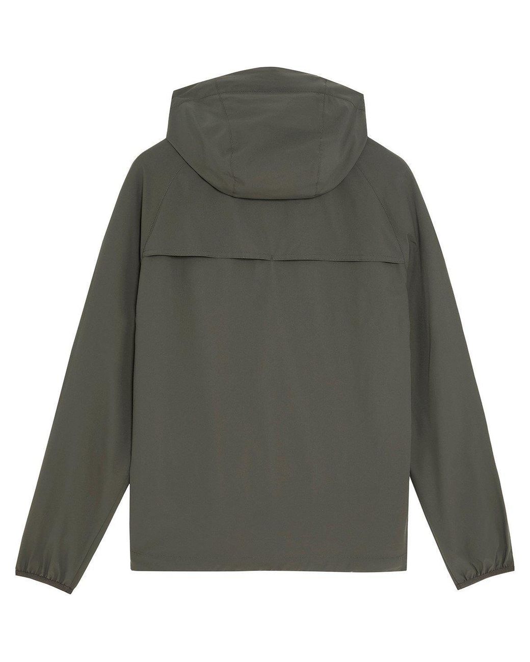 Lyle & Scott Gray Woven Zip Through Tracksuit Top for men