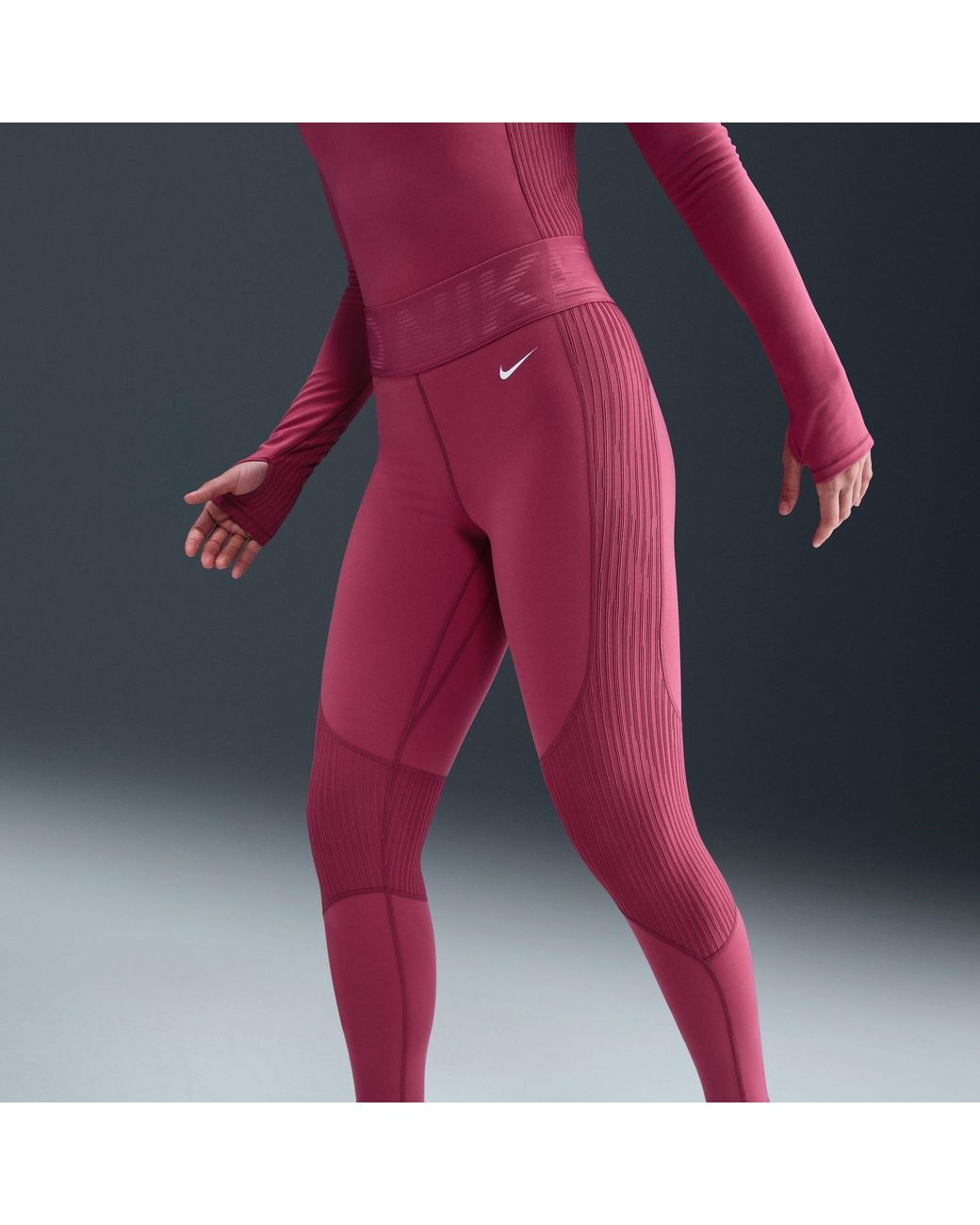 Nike Red Performance Gym Legging