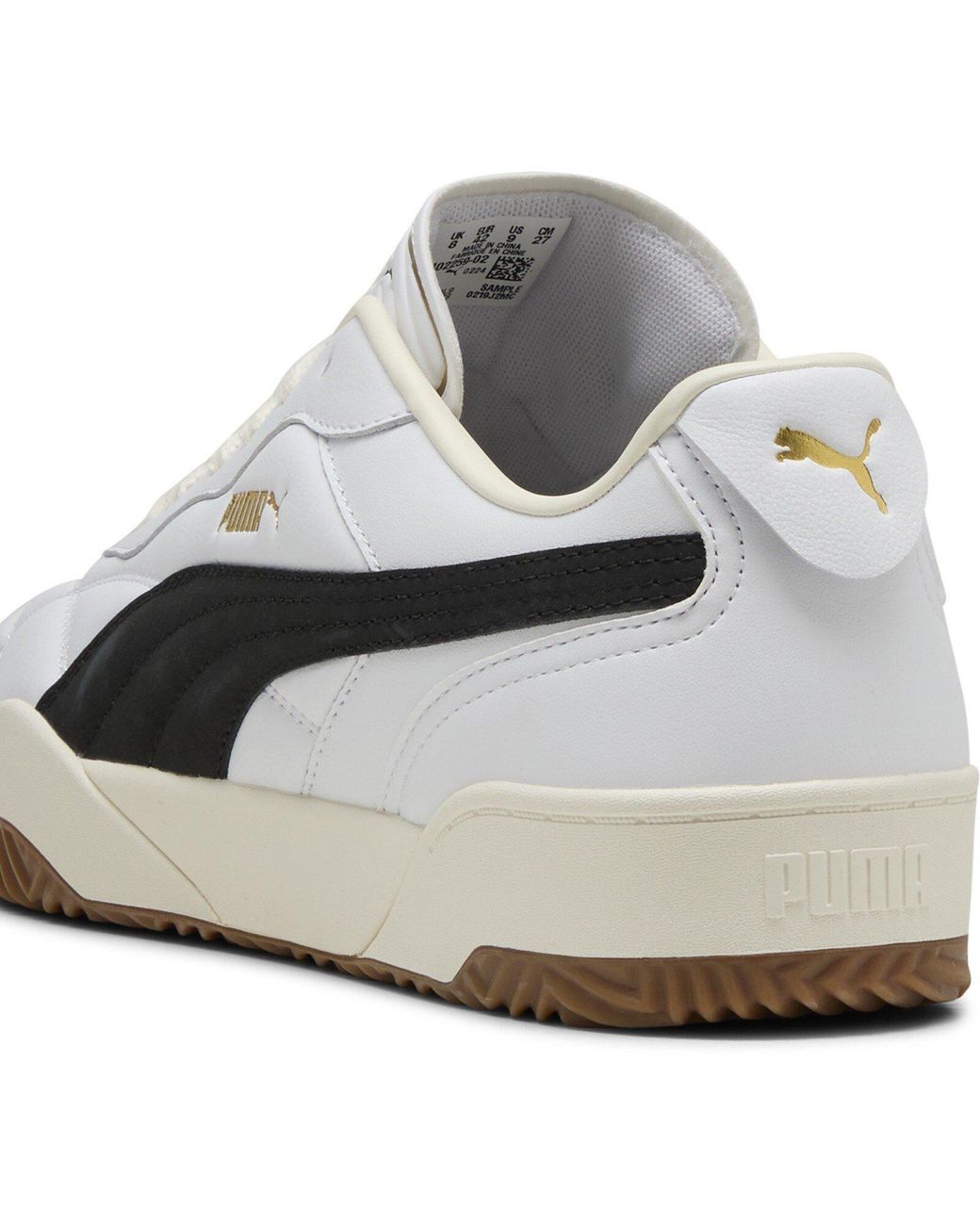 PUMA White Tifosi Lux Low Top Trainers for men