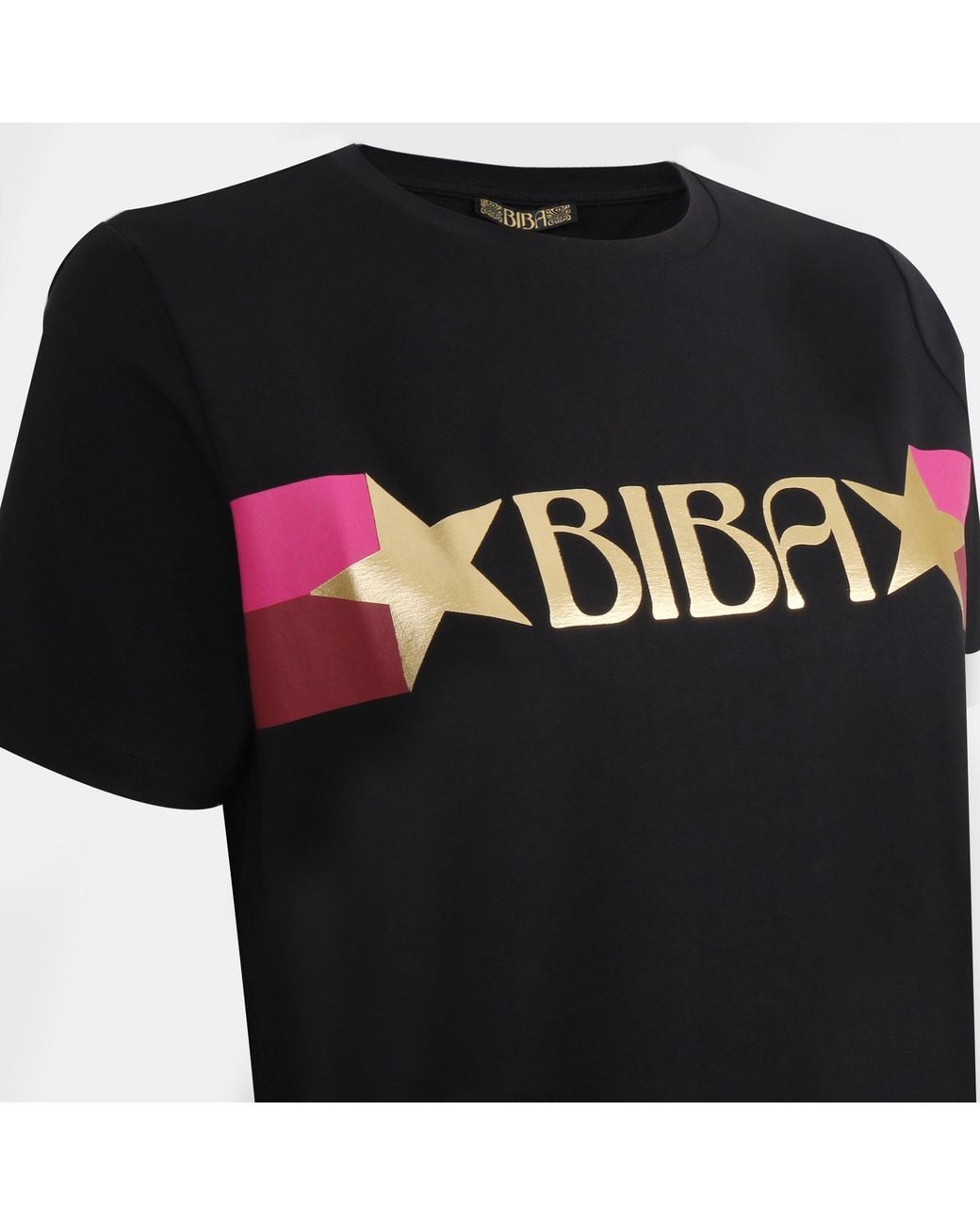 Biba Black Logo T-Shirt