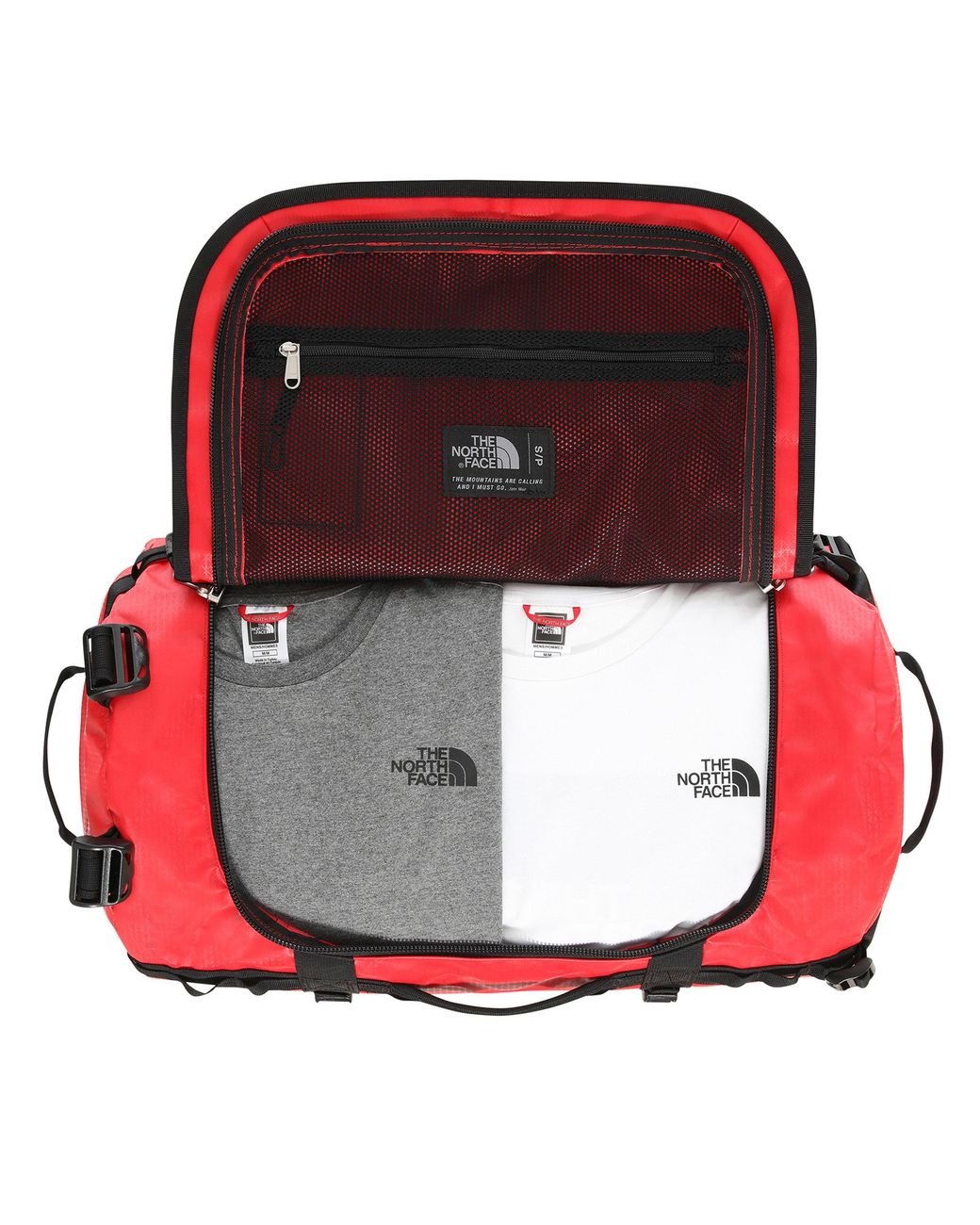 The North Face Red Base Camp Duffel for men