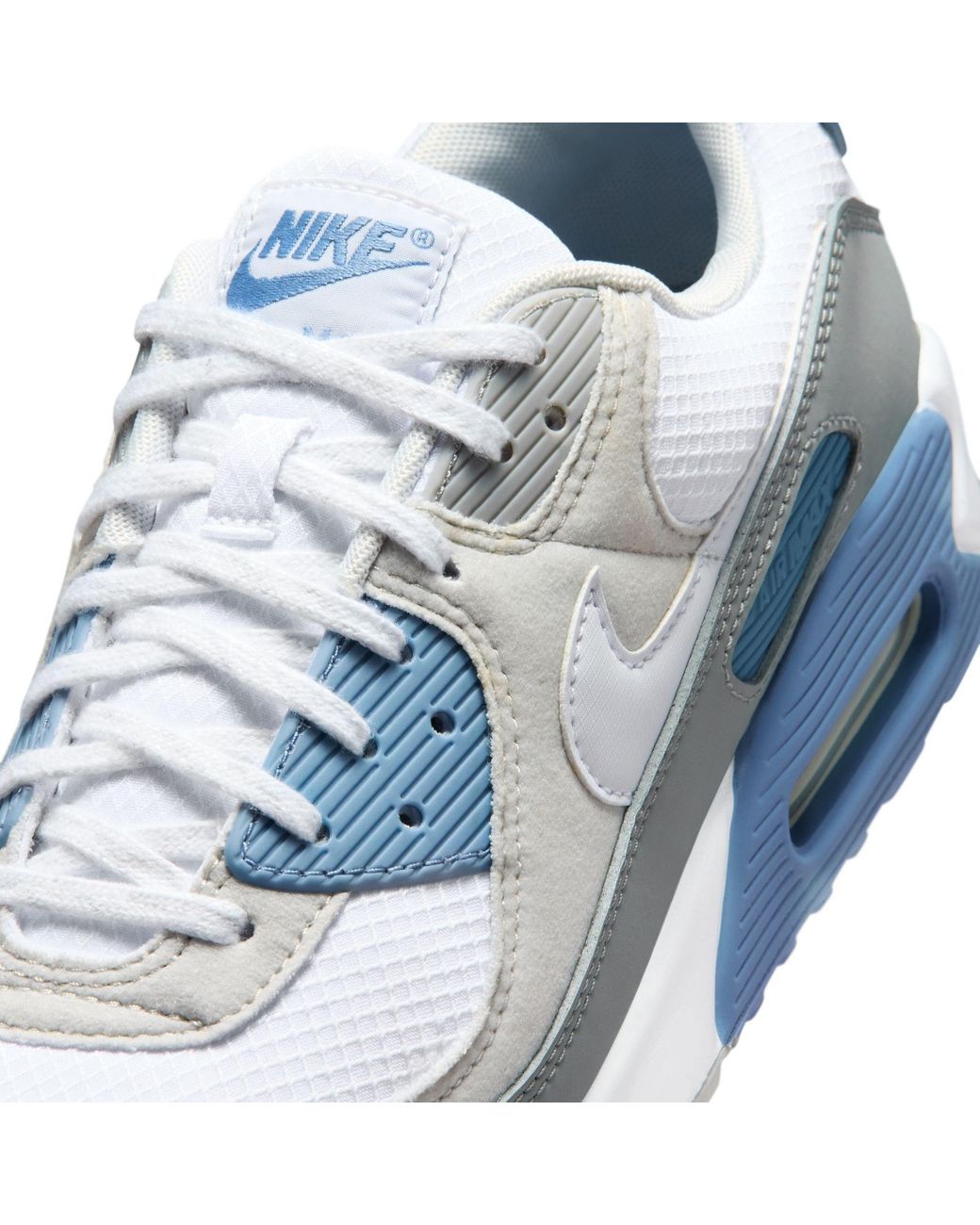 Nike Gray Air Max 90 Shoes for men