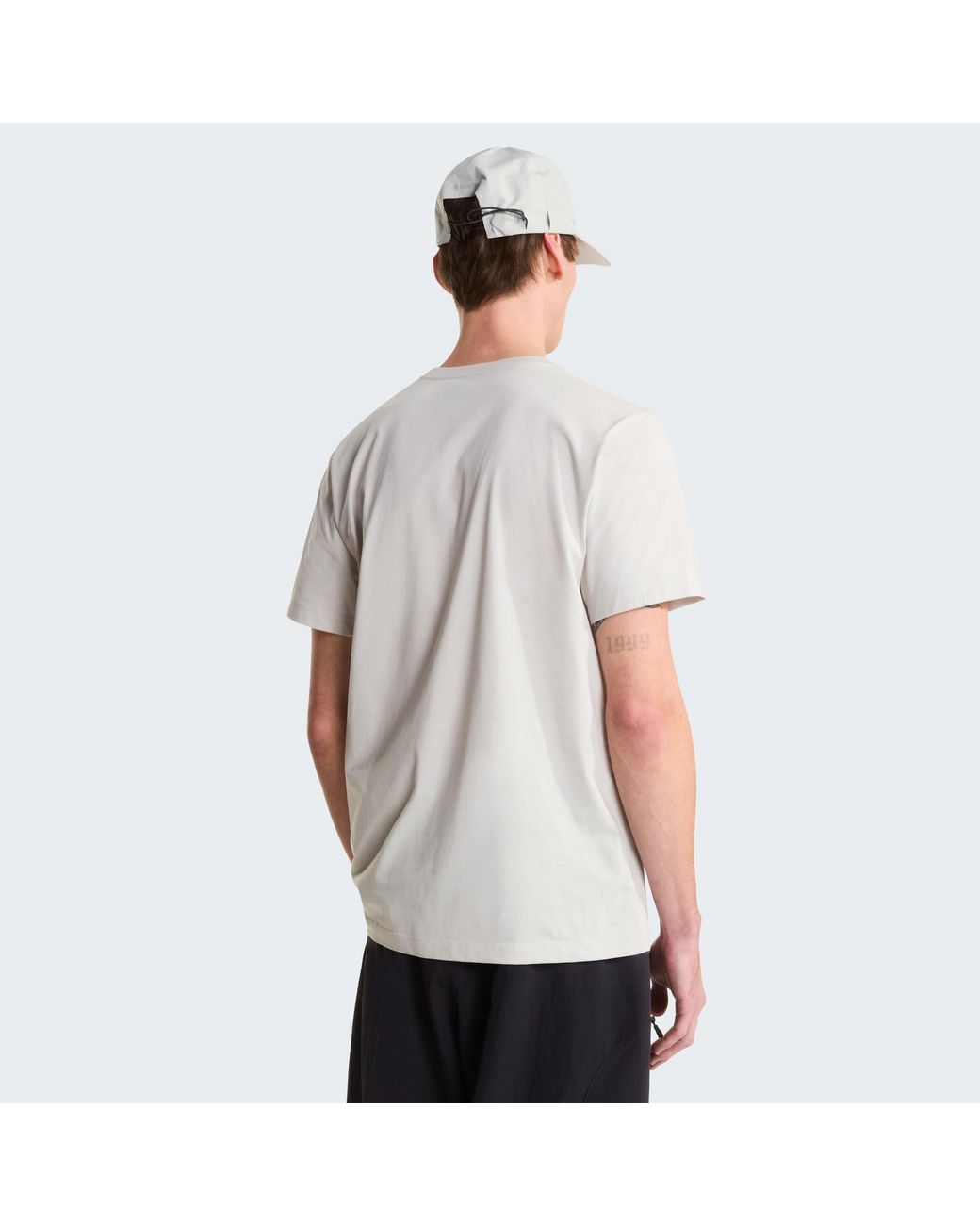 The North Face White Regular Fit Simple Dome T-Shirt for men