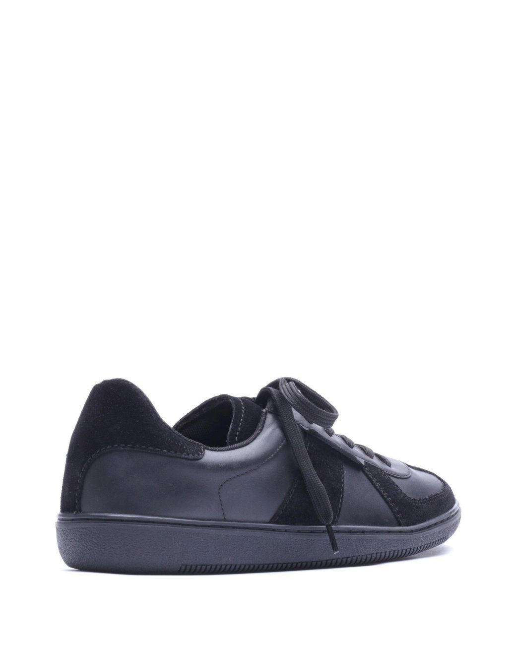 Base London Blue Tommo Leather Lace-Up Trainers for men
