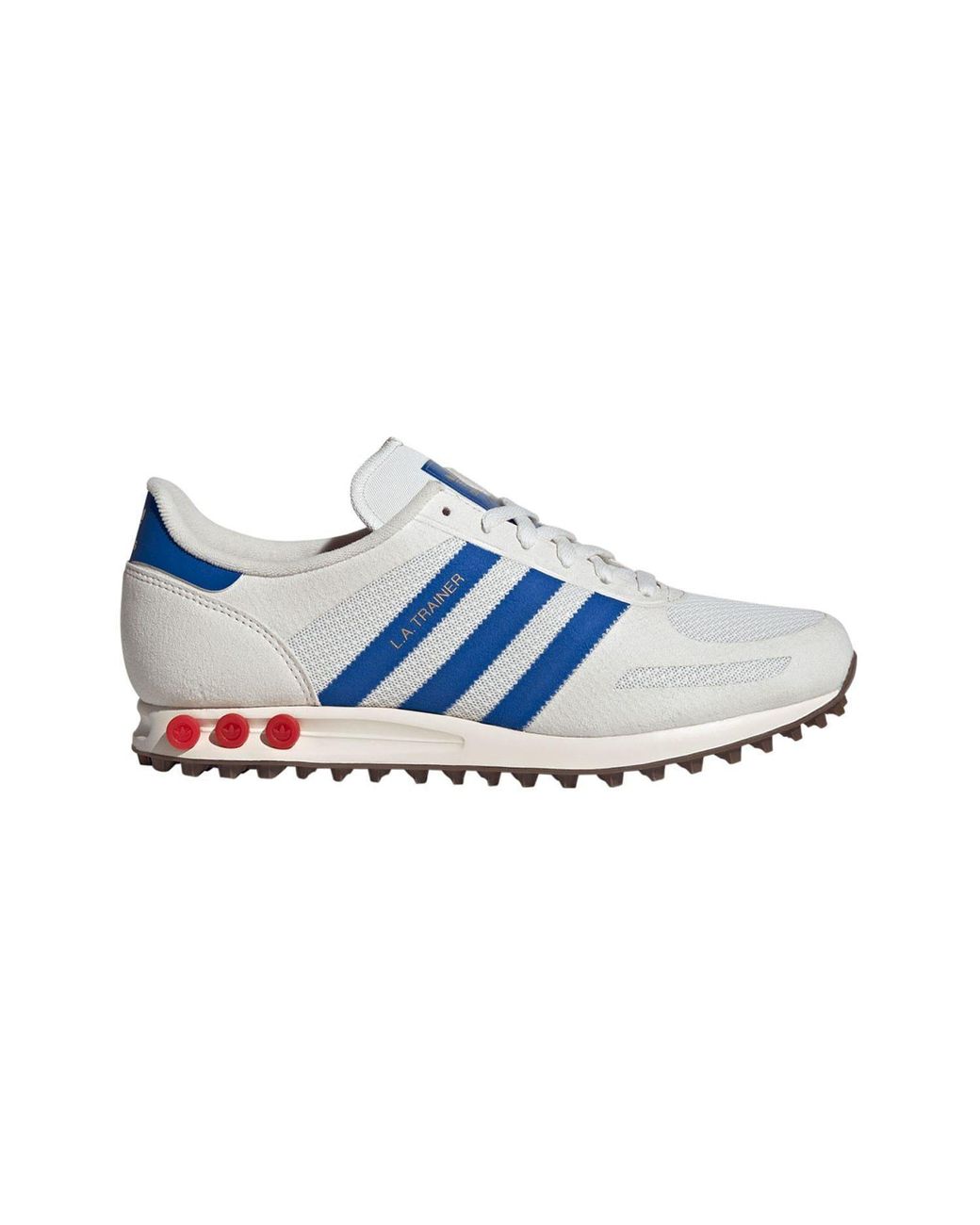 Adidas Originals Blue La Leather Low-Top Trainers for men