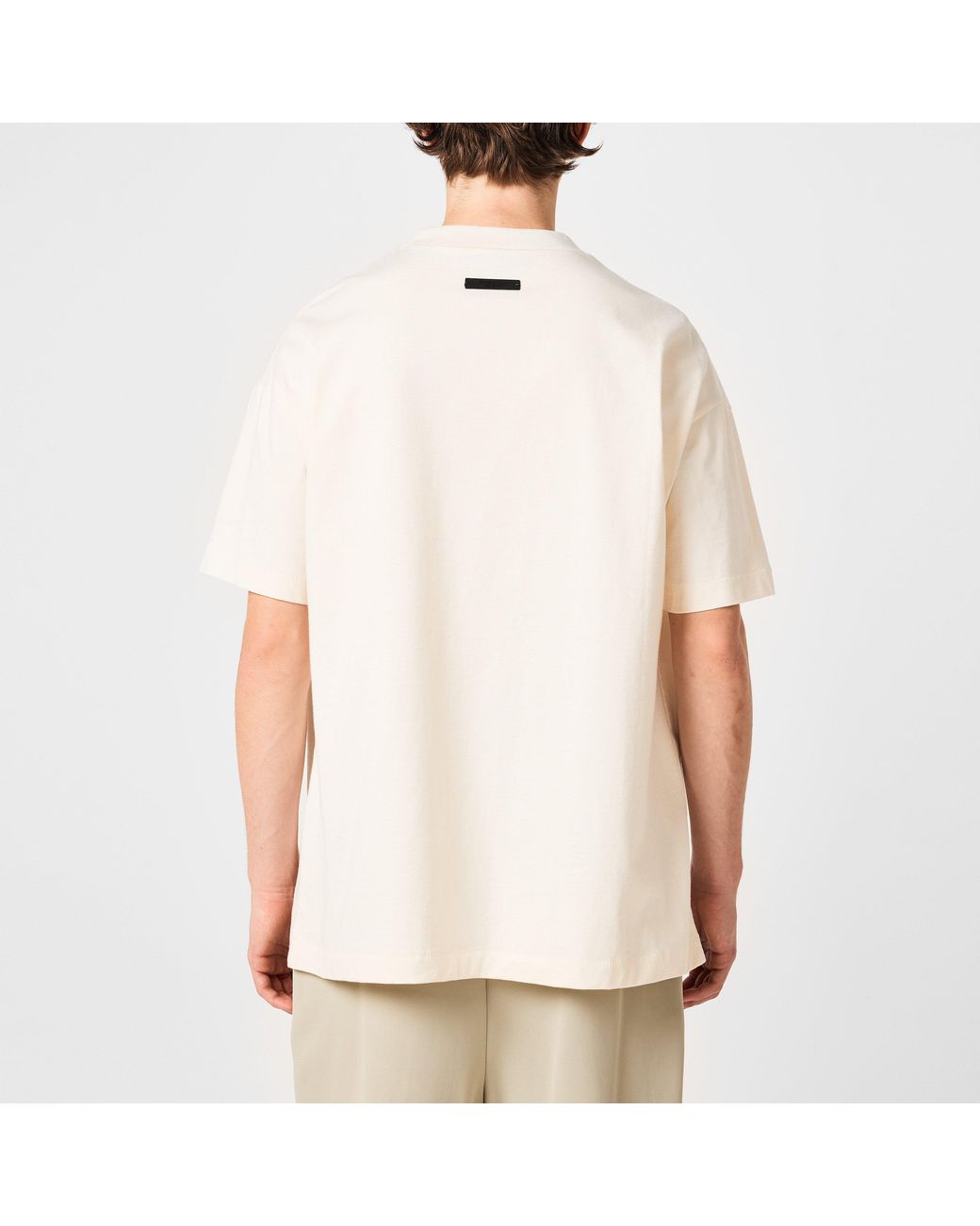 Fear Of God White Jersey Crewneck Tee for men