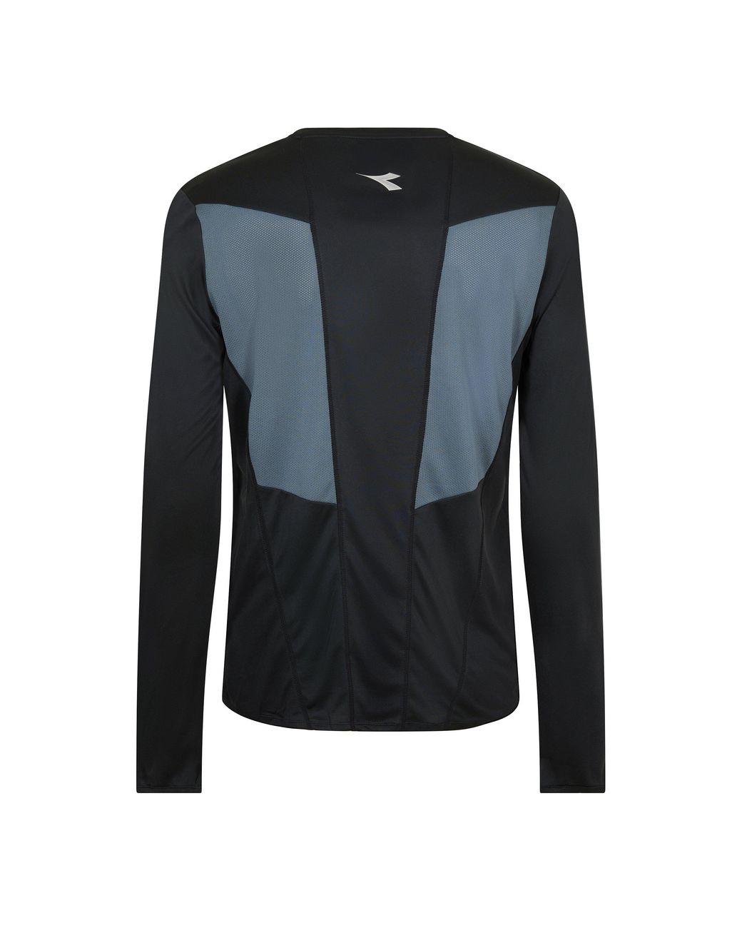 Diadora Black Ls T-Shirt Team Long Sleeve Performance Gym Top for men