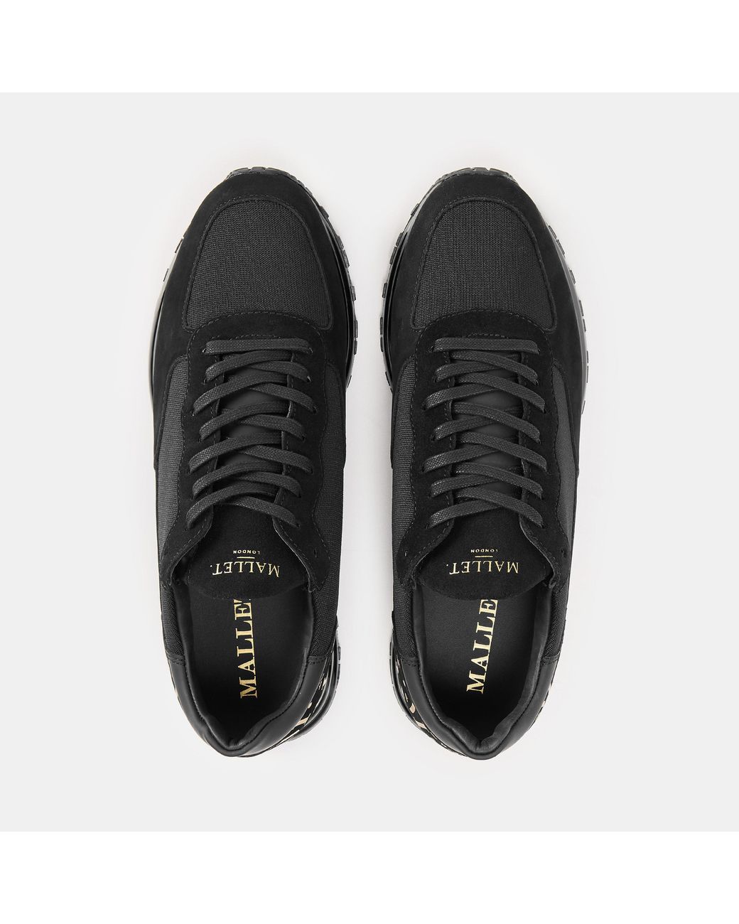 Mallet Black Mallet Popham Gas Trainers for men