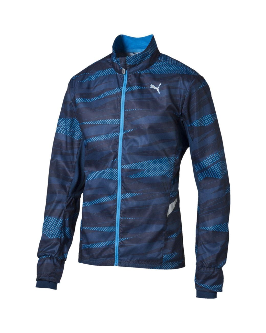 PUMA Blue Graphic Woven Jacket for men