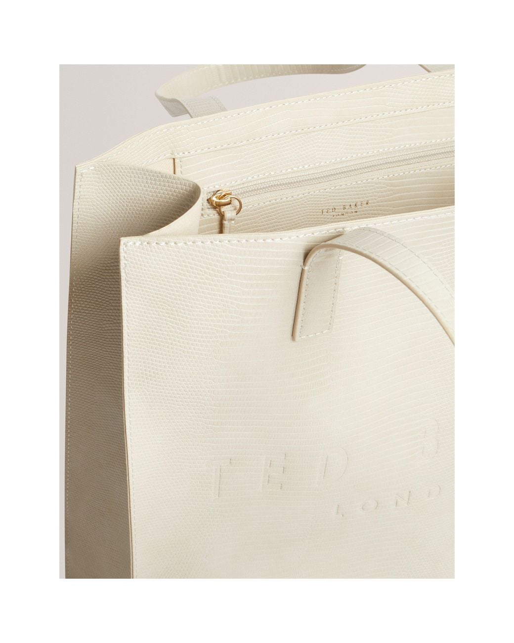 Ted Baker White Ted L Lizard Tote Ld71