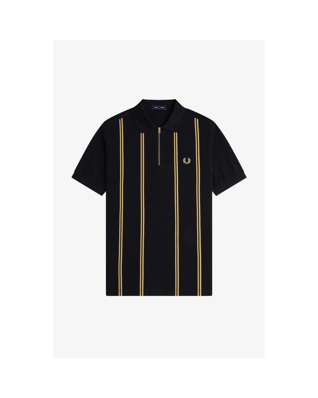 Fred Perry Black Short Sleeve Polo Shirt for men