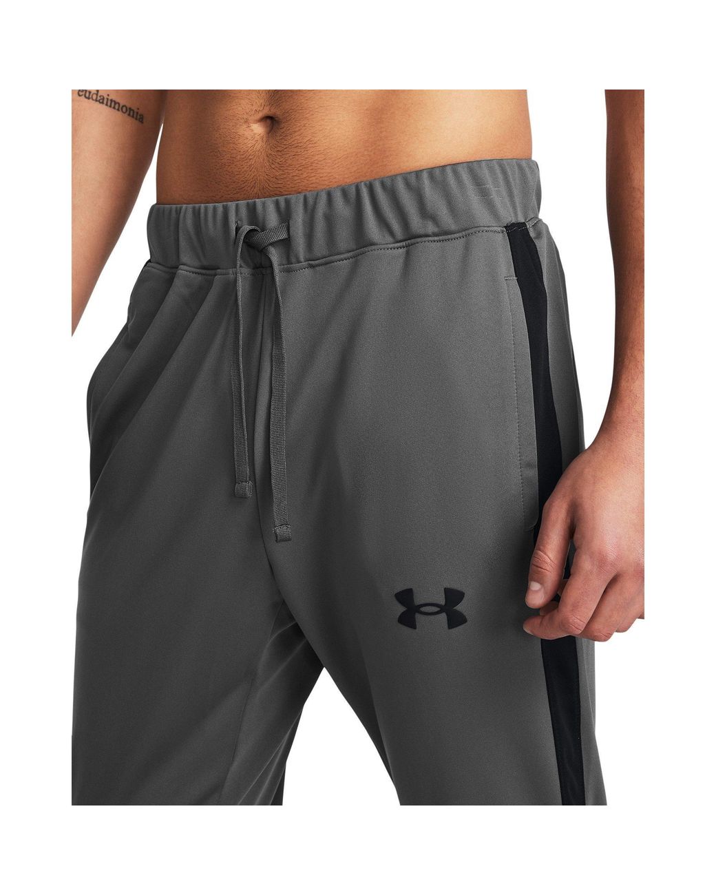 Under Armour Gray Ua Rival Knit Tracksuit for men