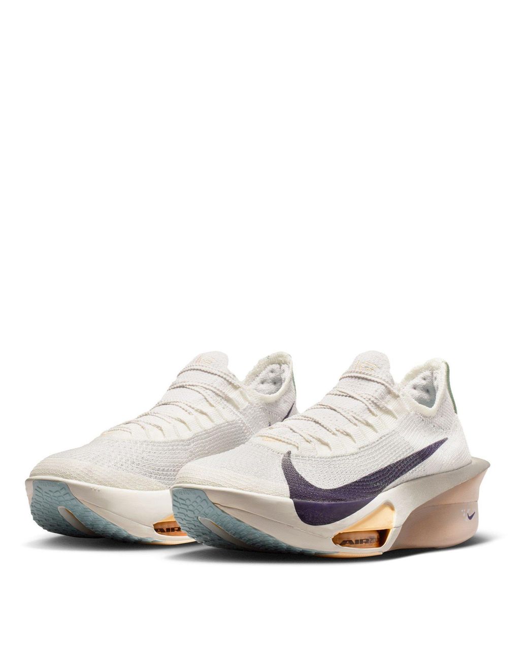 Nike White Zoomx Alphafly 3 Running Shoes for men