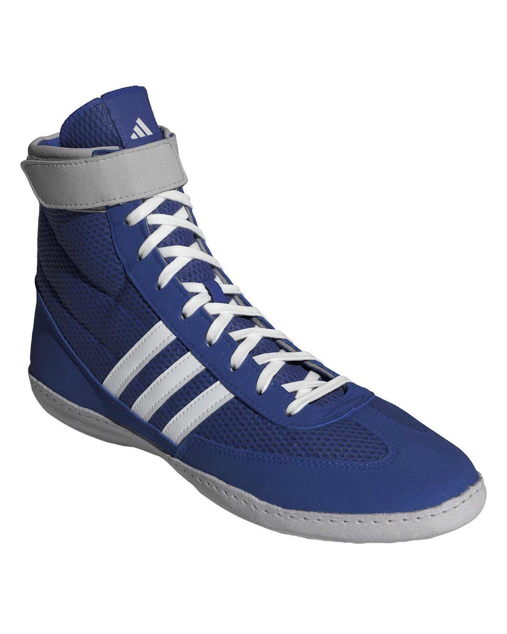 Adidas Blue Combat Speed 4 Wrestling Shoes for men