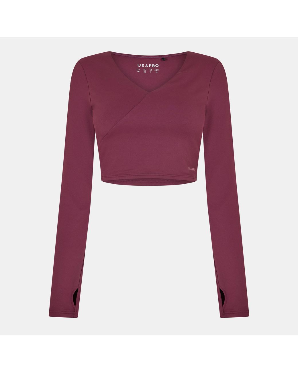 Usa Pro Purple Wrap Front Top