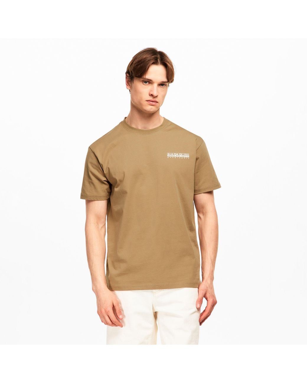 Napapijri Natural Graphic T-Shirt for men
