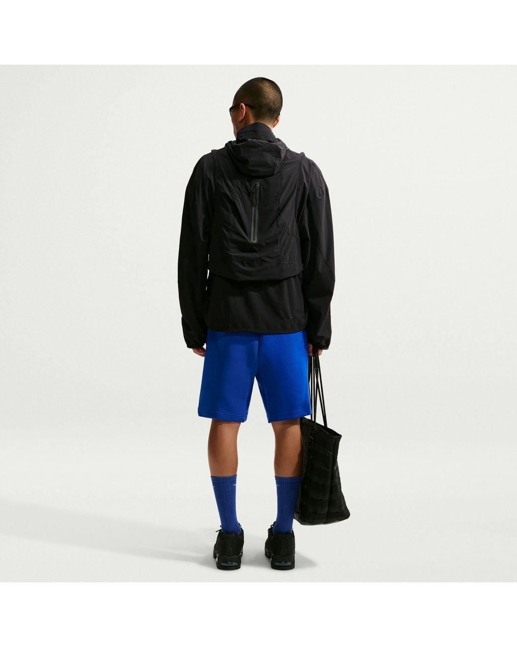 Nike Blue Sportswear Tech Fleece Shorts for men