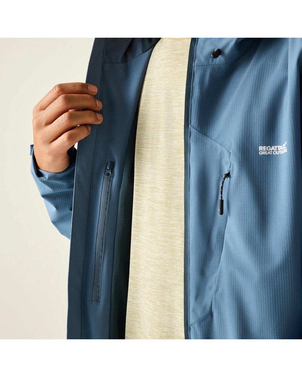 Regatta Blue Oklarna Waterproof Isotex Jacket for men