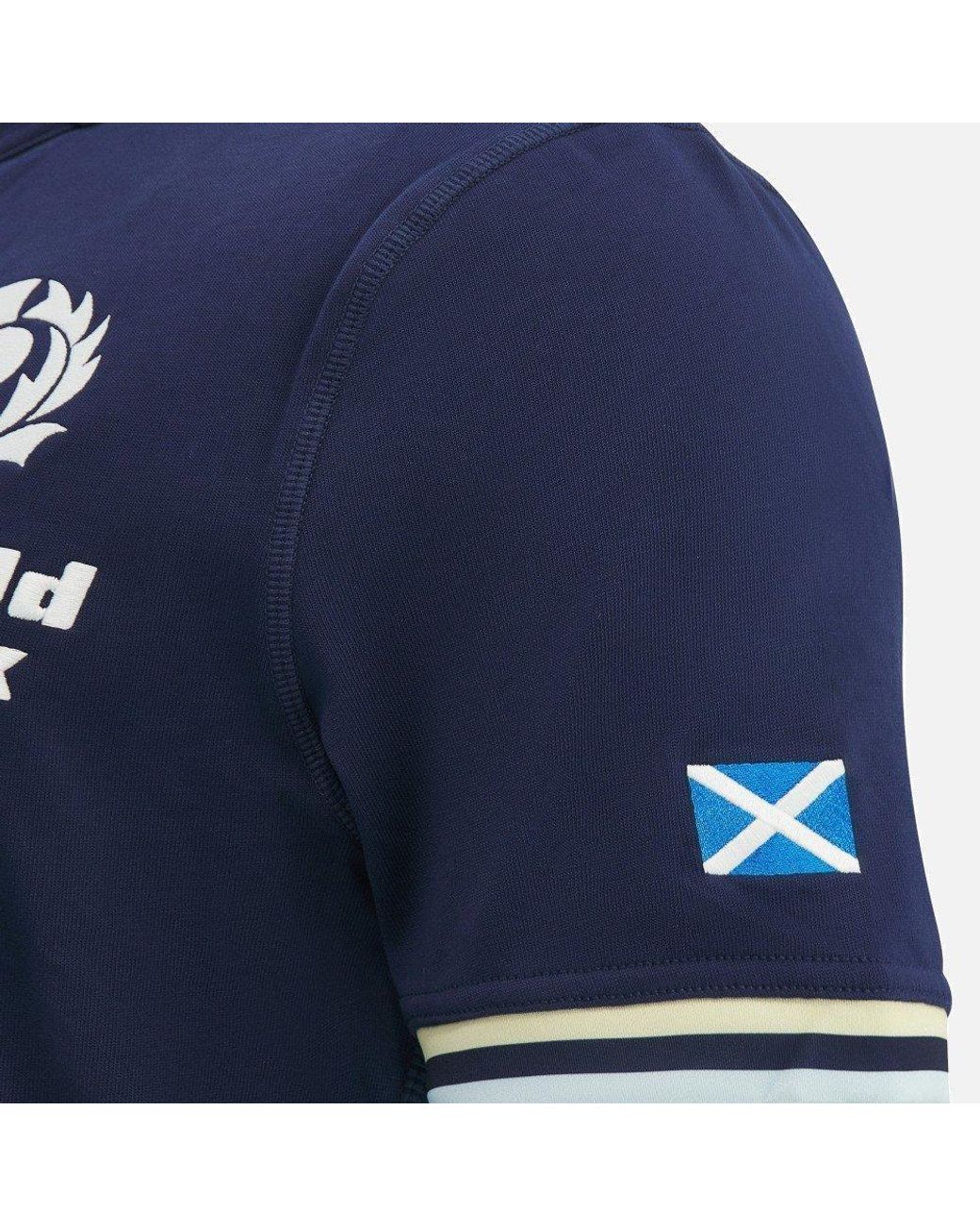 MACRON Blue Scotland Rugby Home 2026/27 Short-Sleeve Shirt for men