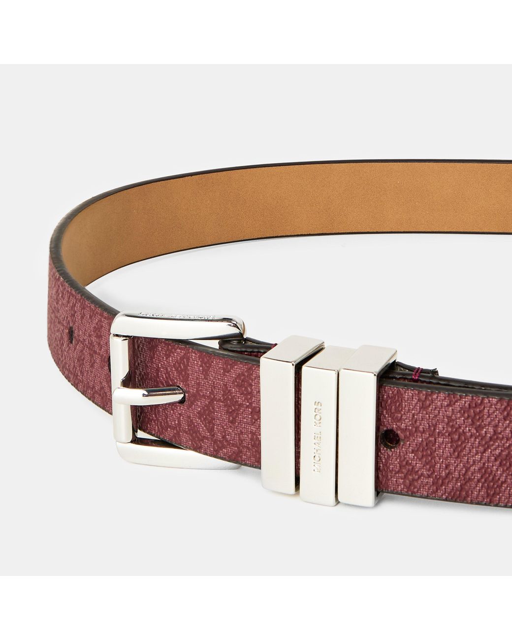 MICHAEL Michael Kors Brown Leather Belt