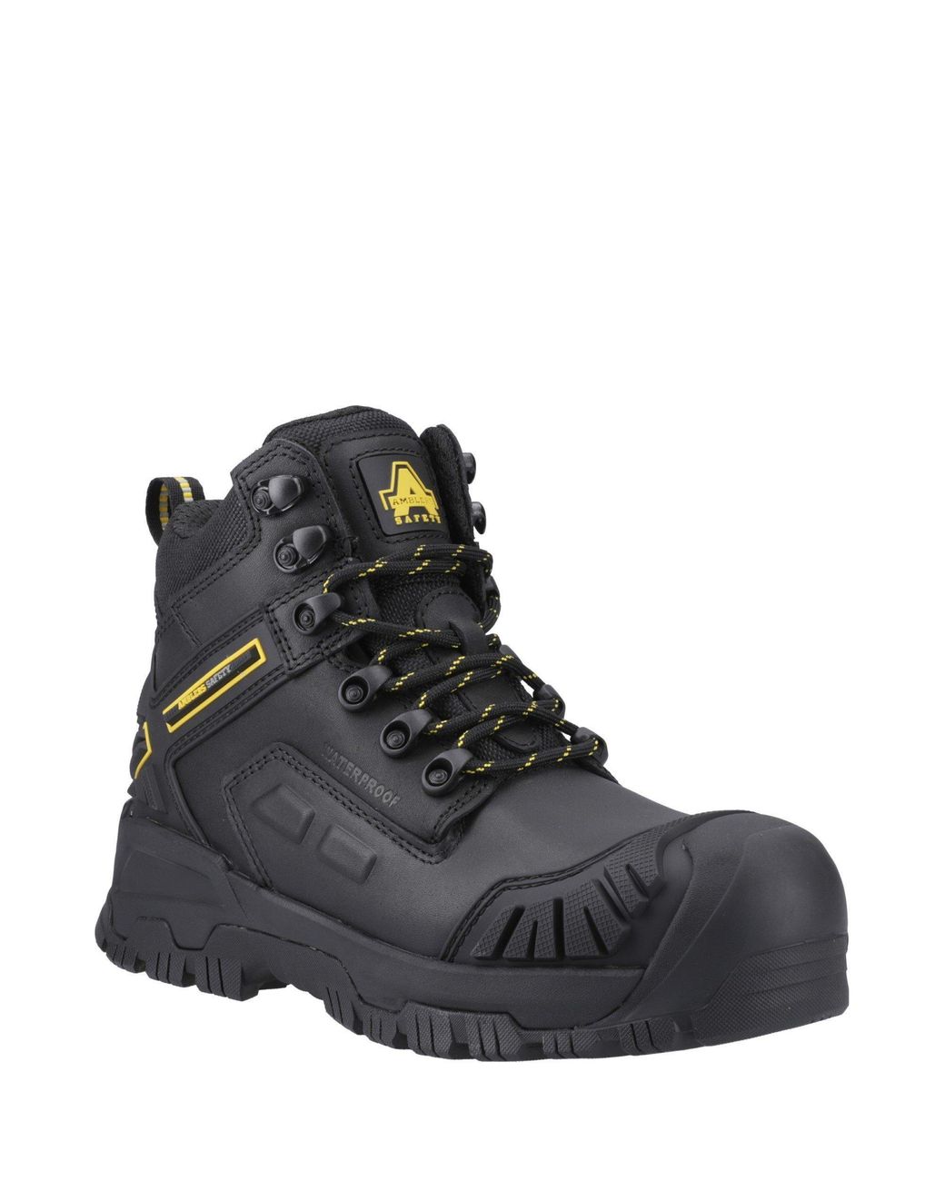 Amblers Safety Black Mary Waterproof Leather Safety Boots