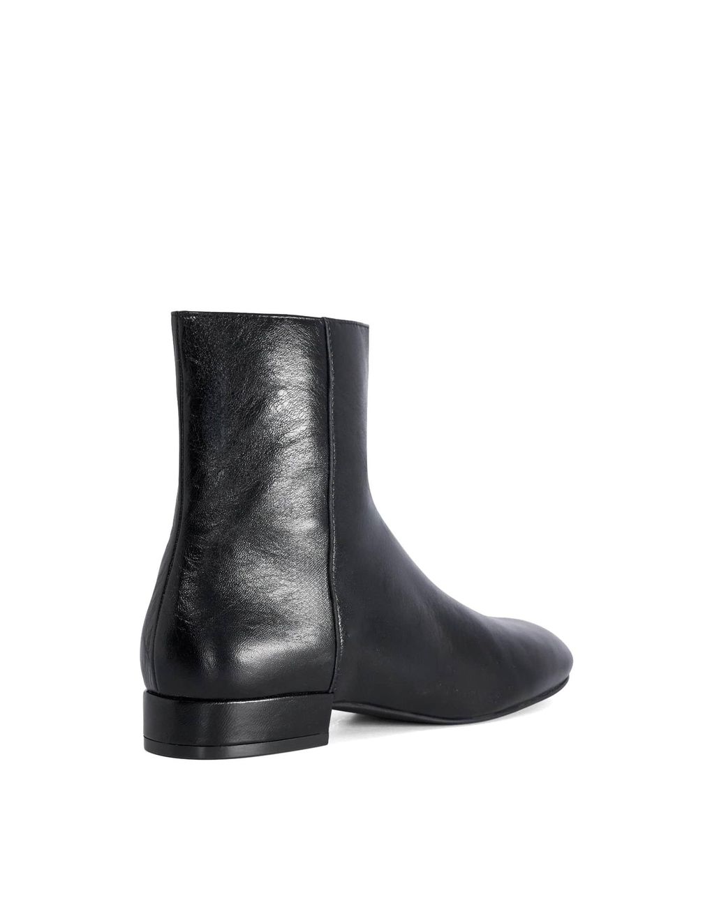 Dune Black Pixxies Suede Flat Ankle Boots