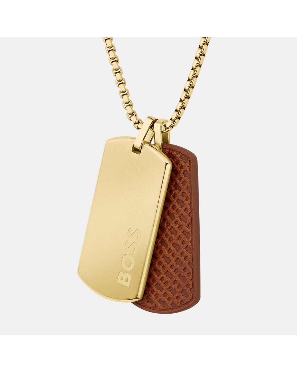 Boss Metallic Gents Devon Necklace for men