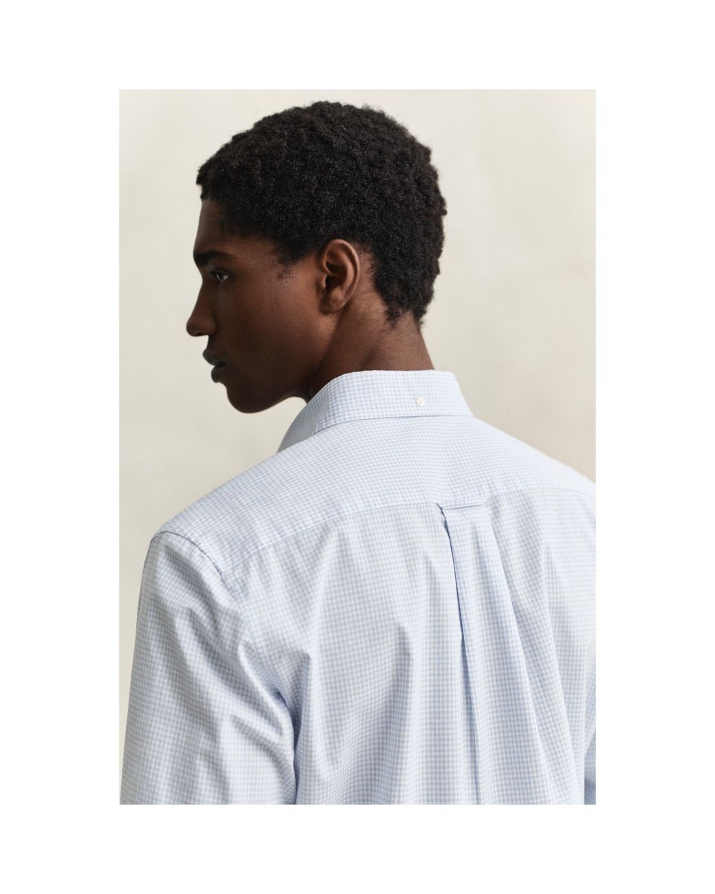 Gant White Gingham Long Sleeve Patterned Shirt for men