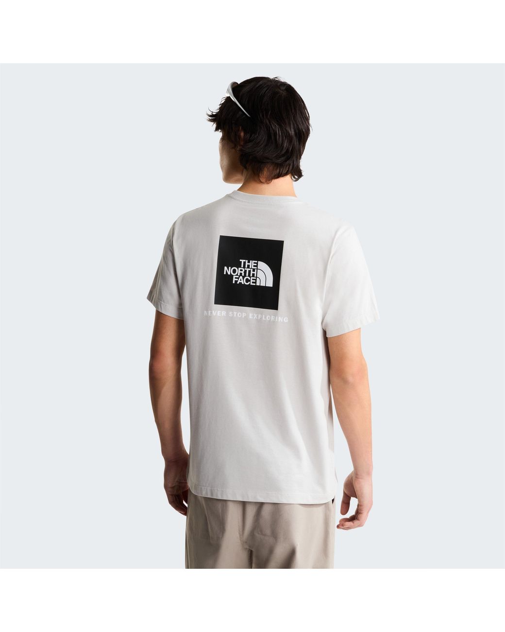The North Face Gray Never Stop Exploring Regular Fit T-Shirt for men