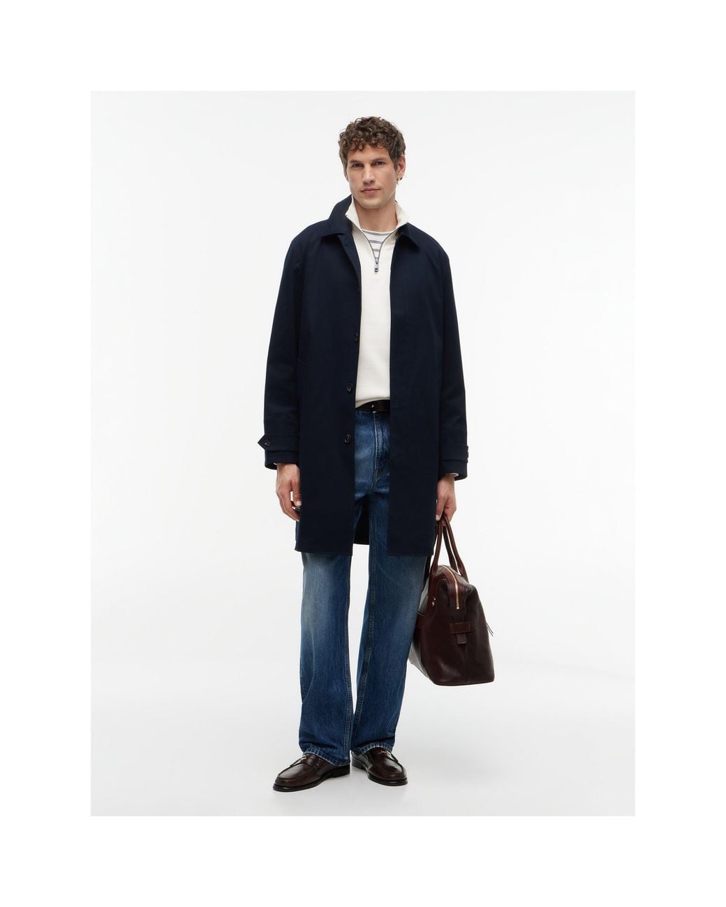 Tommy Hilfiger Blue Tommy Car Coat Sn64 for men