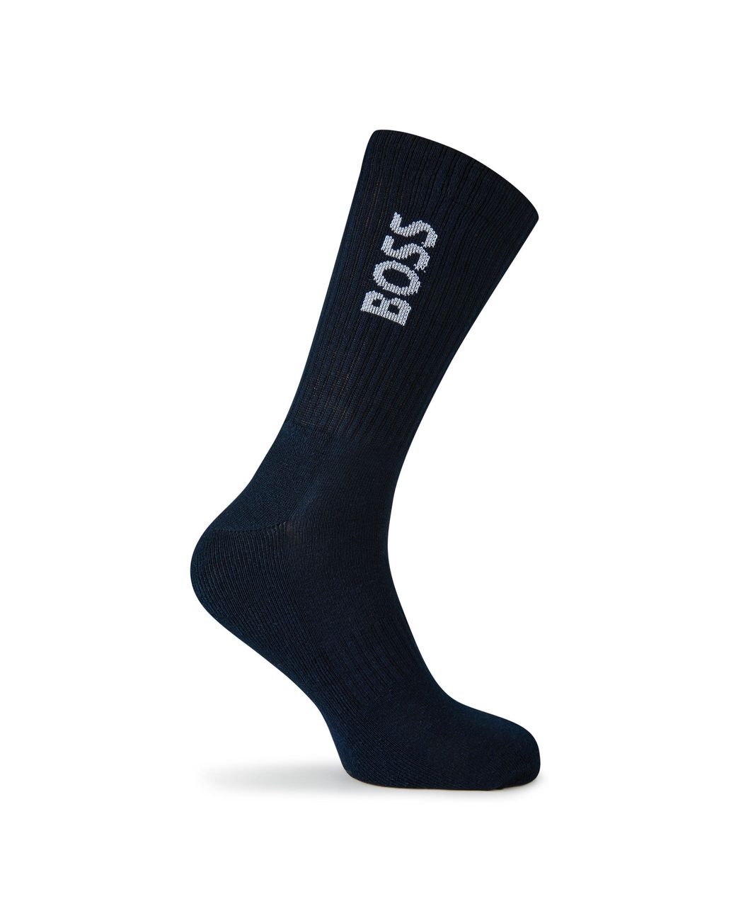 Boss Blue Bodywear 3 Pack Socks With Logo Detail (Crew) for men