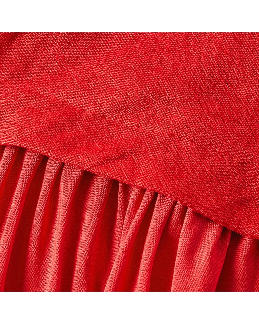 Faithfull The Brand Red Hedy Long Maxi Dress