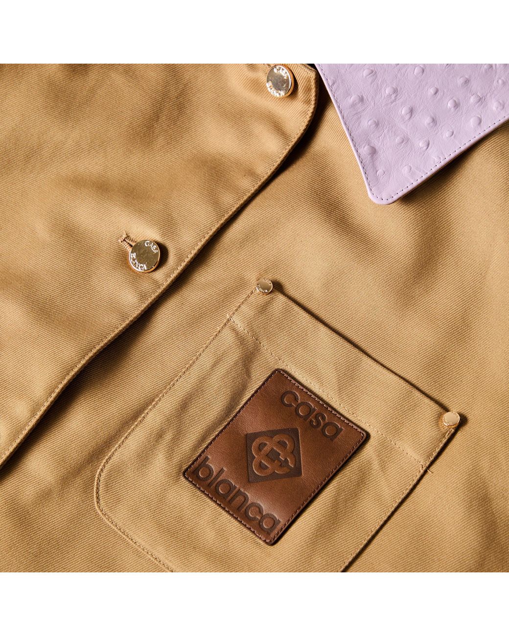 Casablanca Brown Pocket Barn Jacket