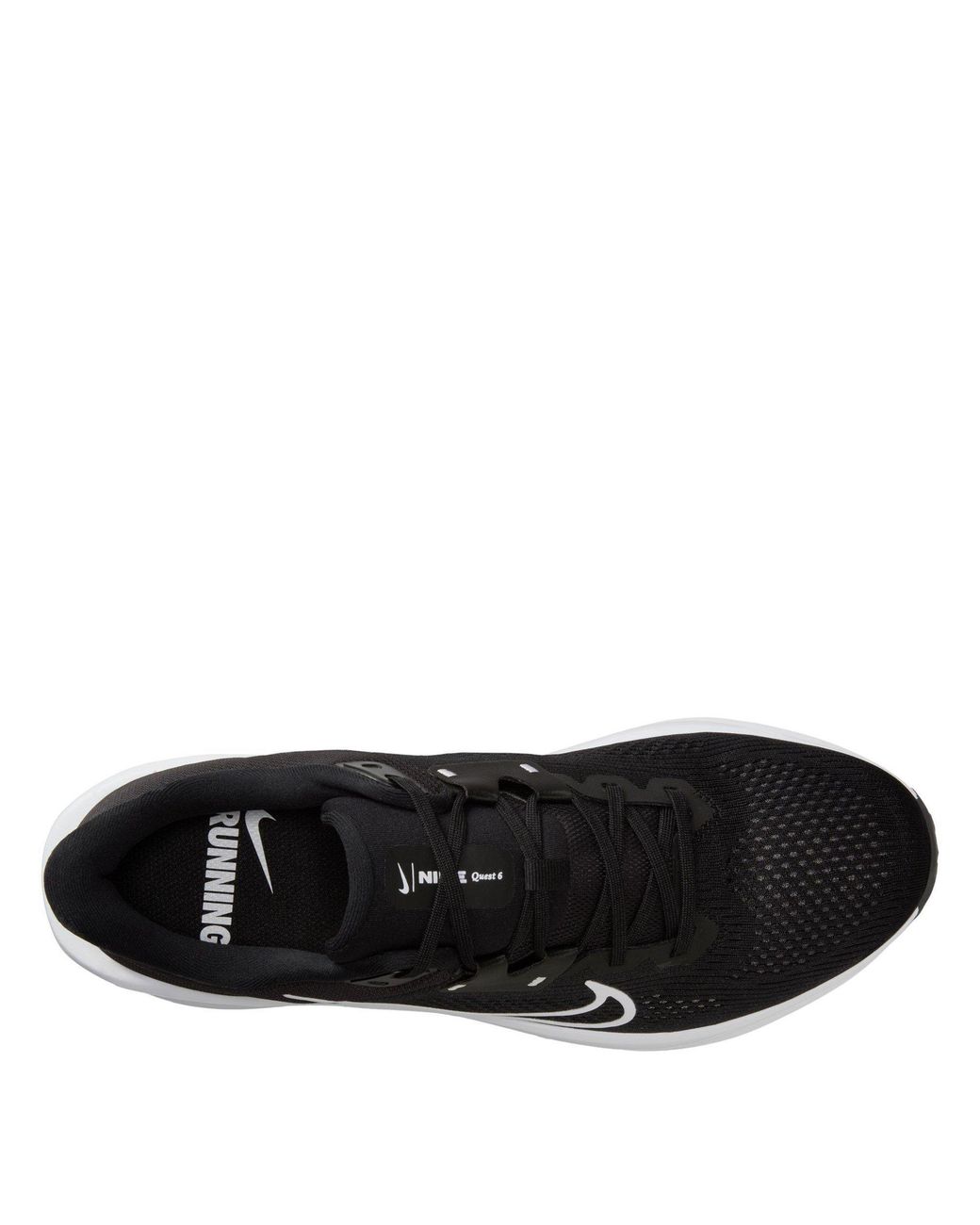 Nike Black Quest 6 Road Running Shoes for men